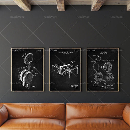 Table Tennis Art Poster