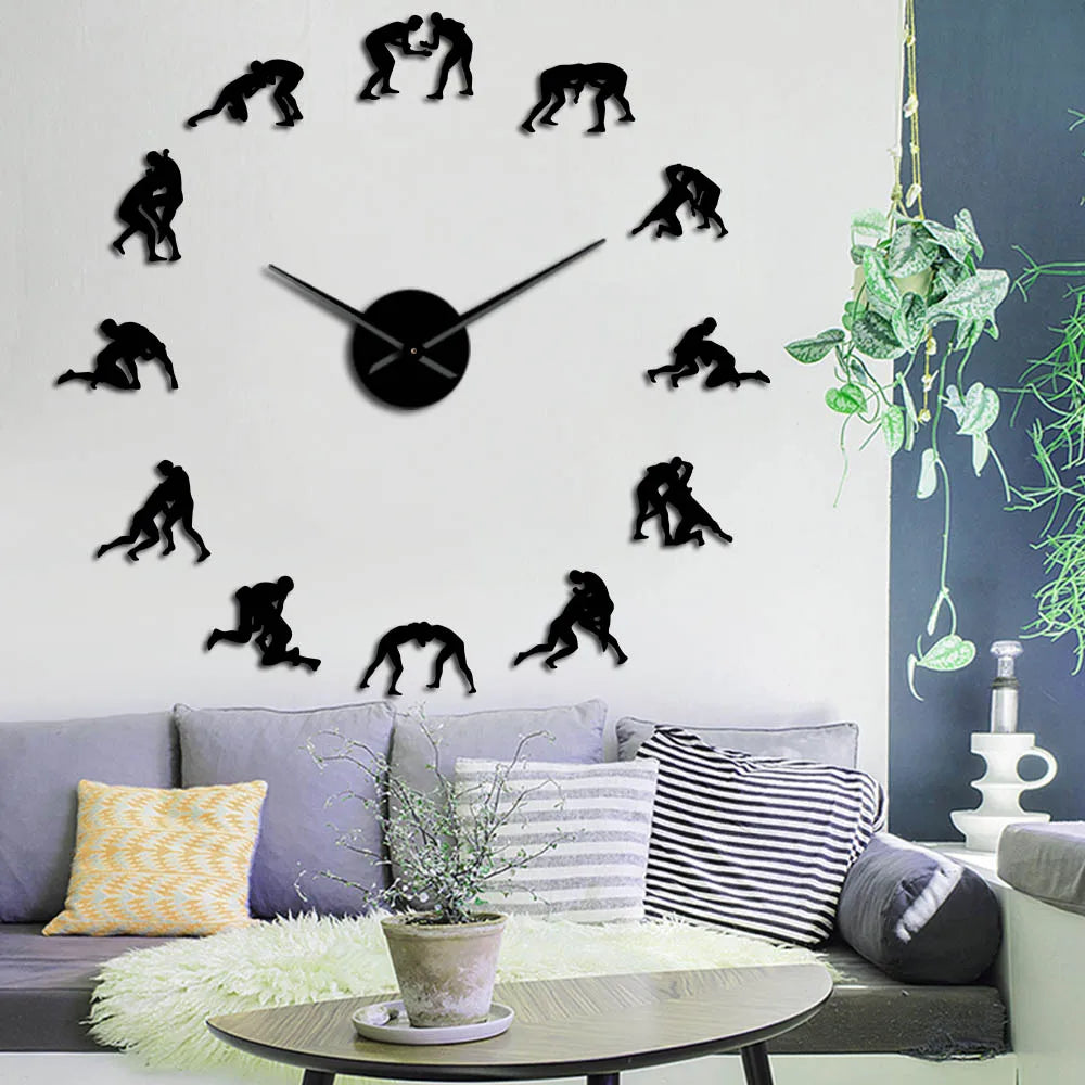 Wrestling Scrambling Clock