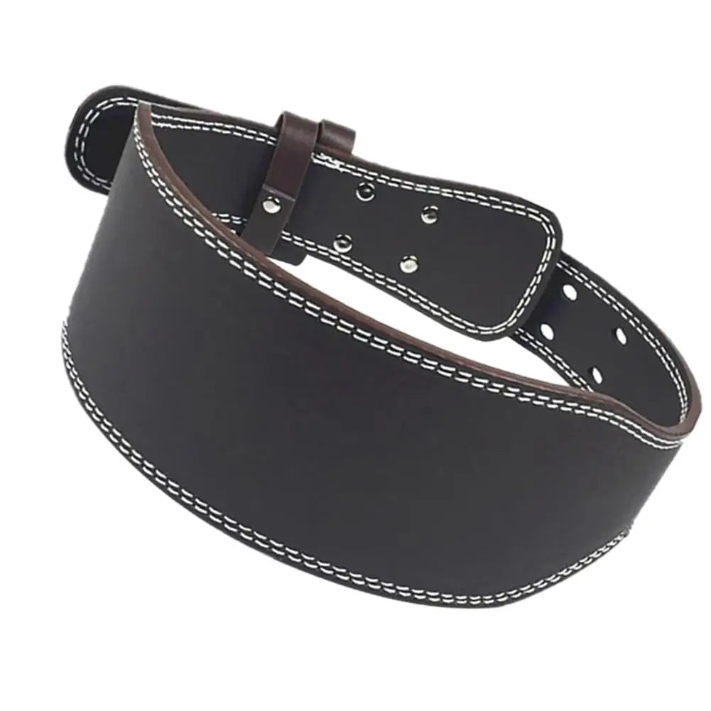 Adjustable Leather Weightlifting Belt