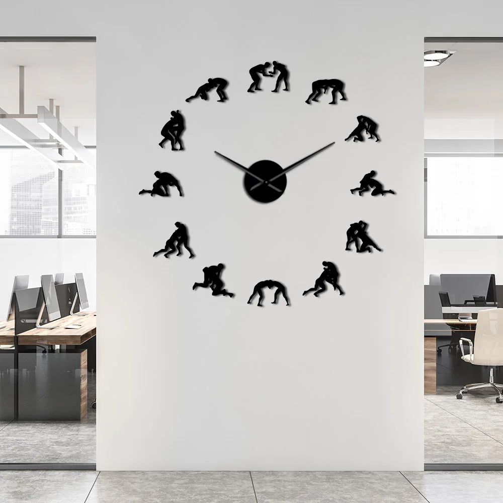 Wrestling Scrambling Clock