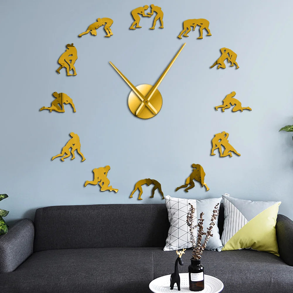 Wrestling Scrambling Clock