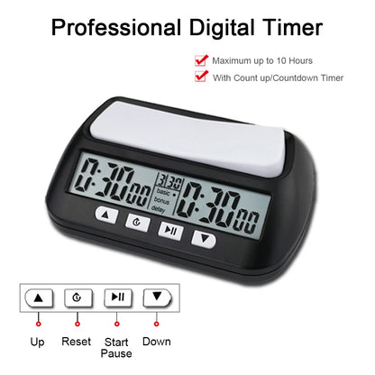 3-in-1 Multipurpose Chess Game Timer