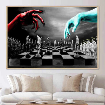 Angels And Demons Chess Wall Poster