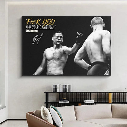 MMA Game Plan Wall Poster