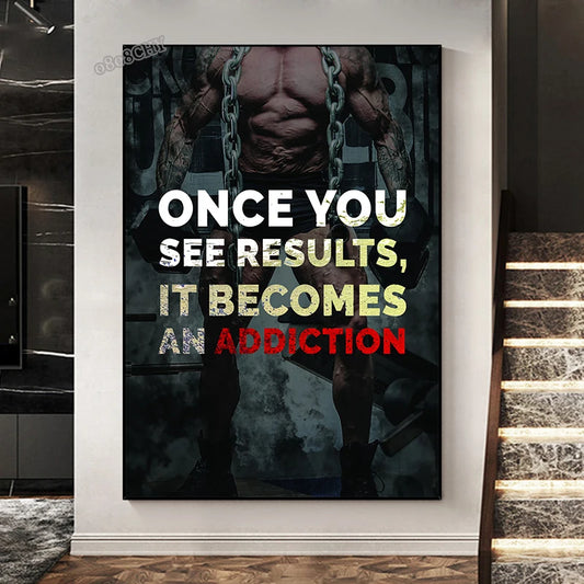 Fitness Motivation Poster