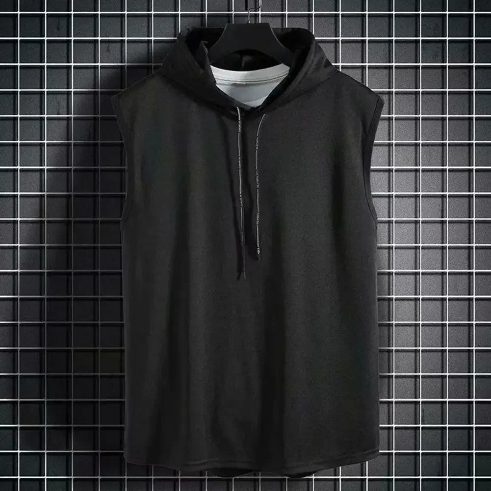 Sleeveless Hoodie Vest