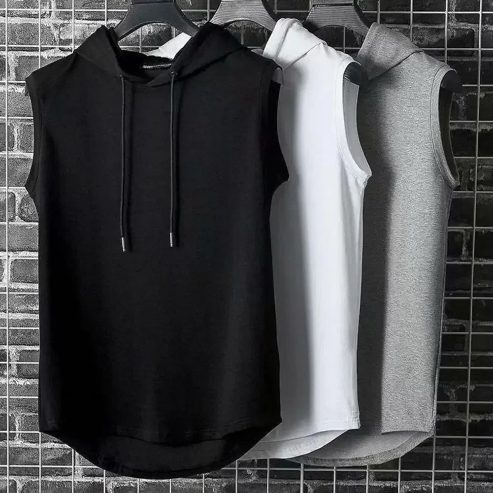 Sleeveless Hoodie Vest