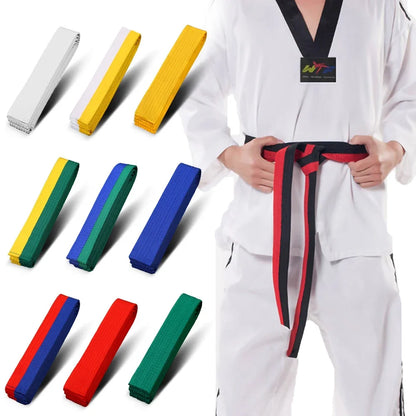 Taekwondo Colored Ranking Belts