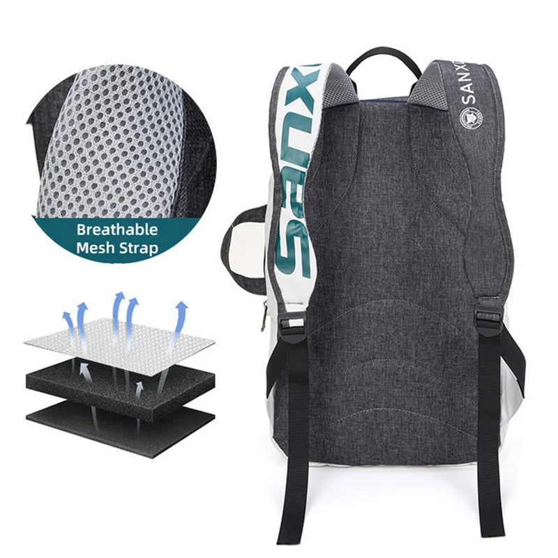 Foldable Racket Paddle Backpack