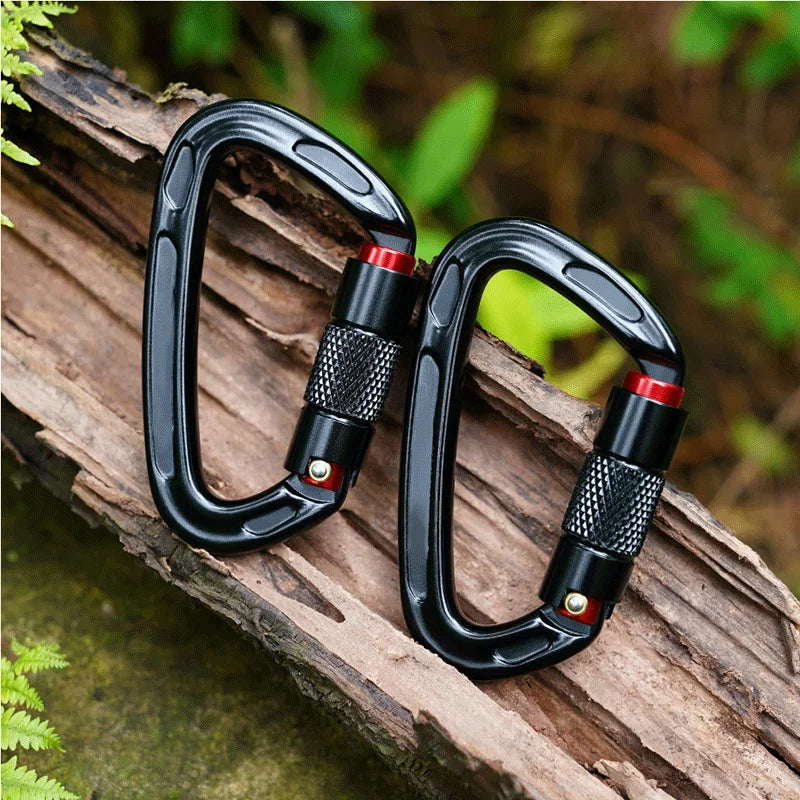 24KN Auto Lock Climbing Carabiner