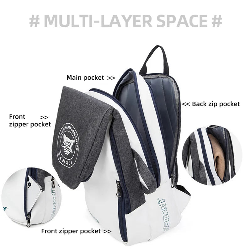 Foldable Racket Paddle Backpack