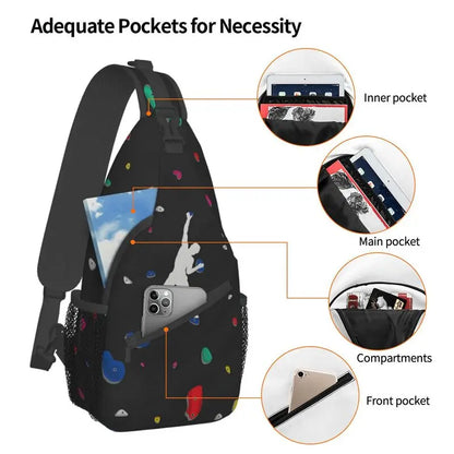 Climbing Crossbody Sling Backpack