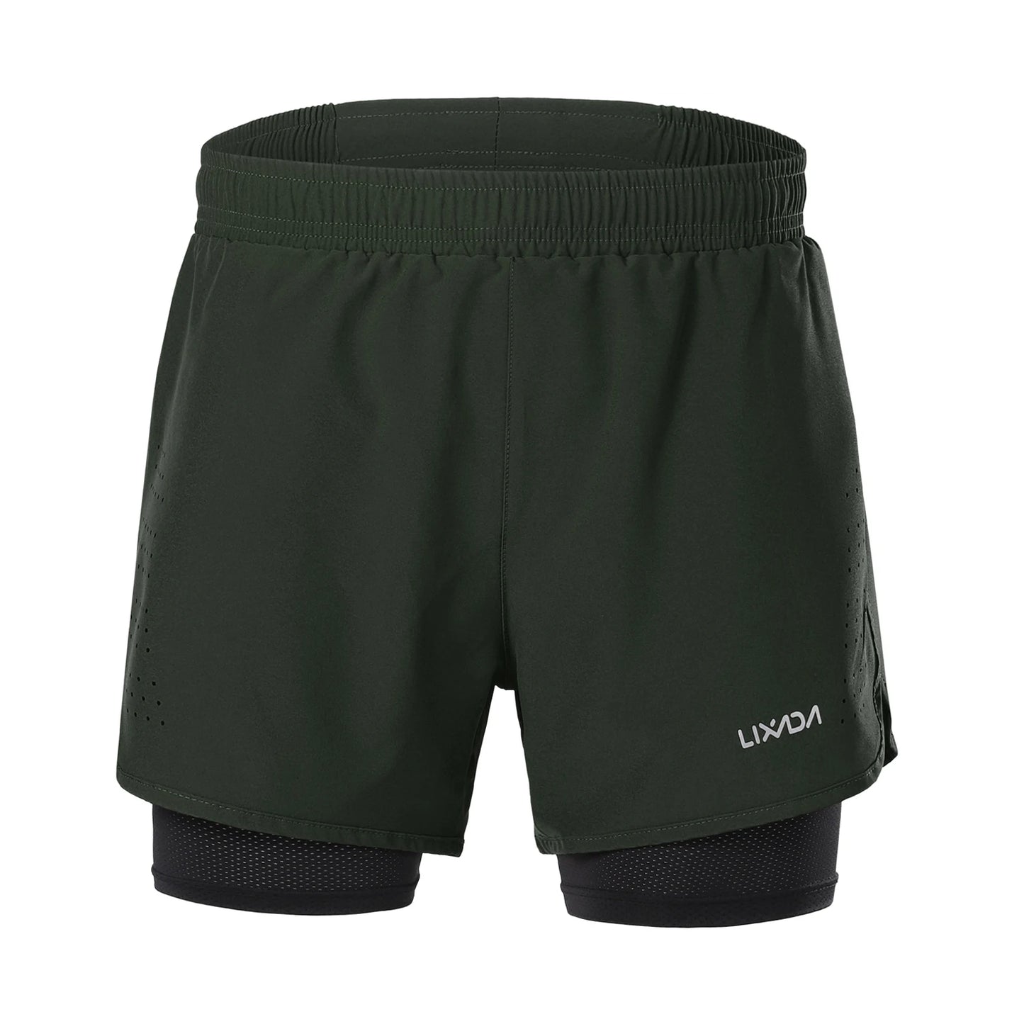 Lixada Men's 2-in-1 Running Shorts