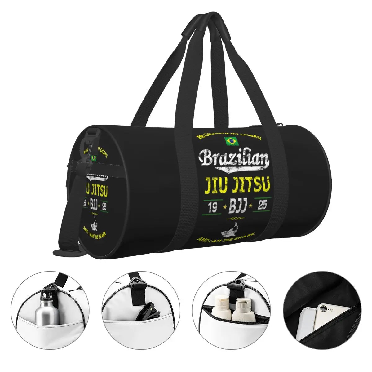 Brazilian Jiu Jitsu Sharks Gym Bag