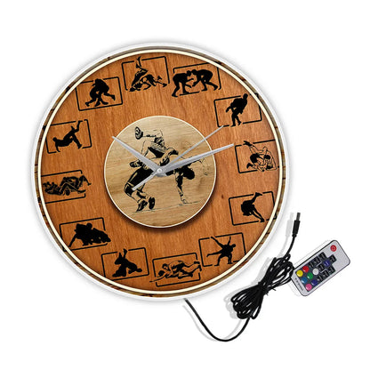 Wrestling  Wall Clock