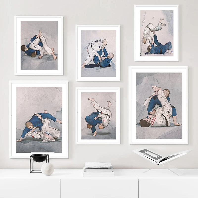 Brazilian Jiu Jitsu Wall Art