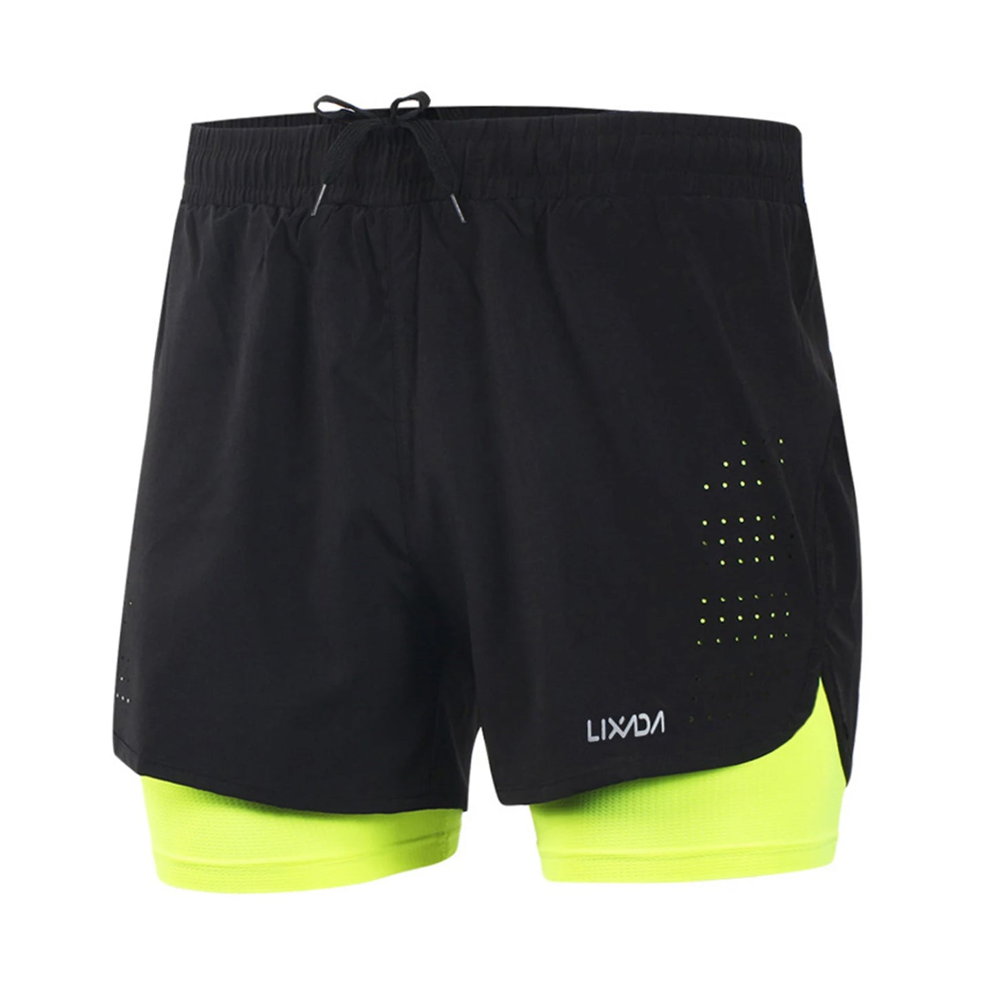 Lixada Men's 2-in-1 Running Shorts