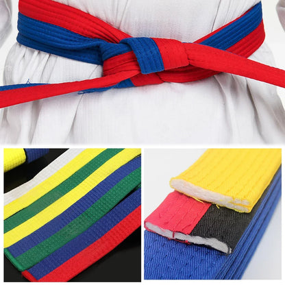 Taekwondo Colored Ranking Belts