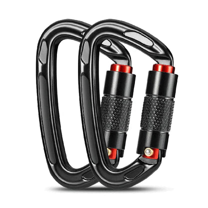 24KN Auto Lock Climbing Carabiner