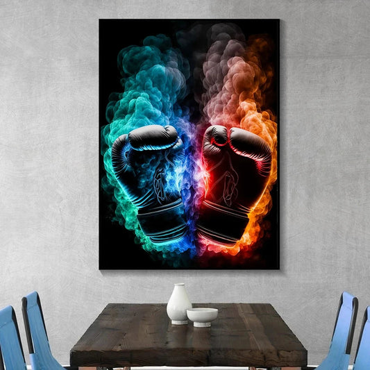 Boxing Gloves Canvas Art