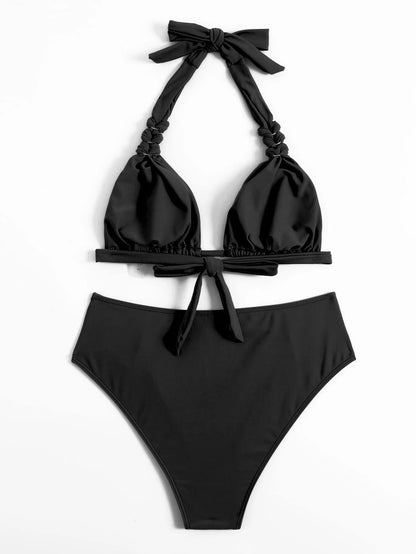 Pleated Bikini Set