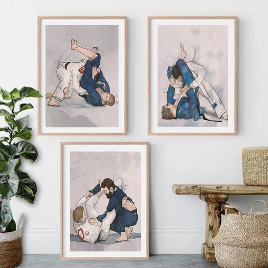 Brazilian Jiu Jitsu Wall Art